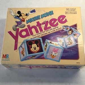 Mickey Mouse Yahtzee Game